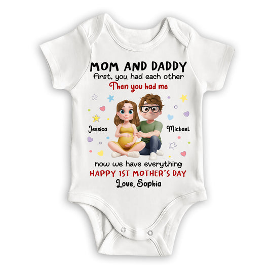 The Love I Entered - Personalized Custom Baby Onesie