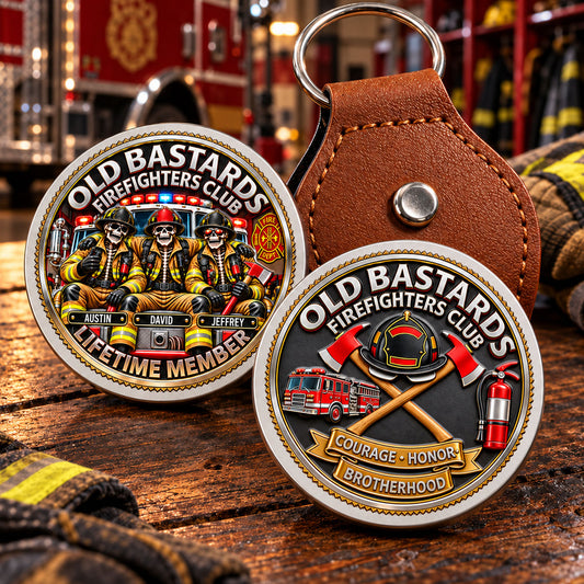Firehouse Brothers Stand Tall Forever - Personalized 3D Printing Pocket Hug