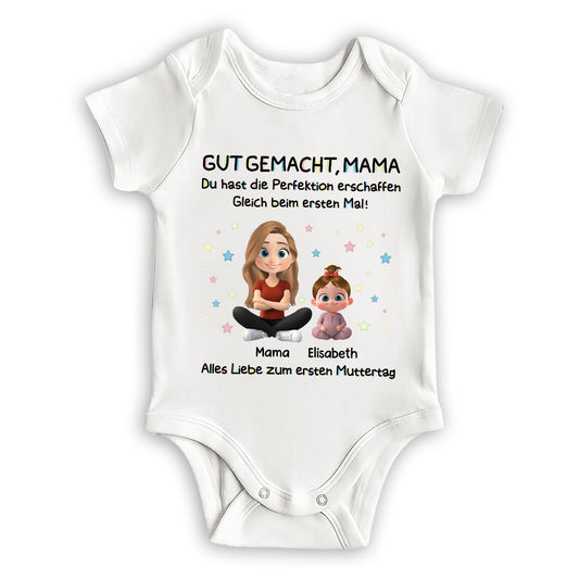 Du hast Perfektion erschaffen – Personalisiertes Baby-Body