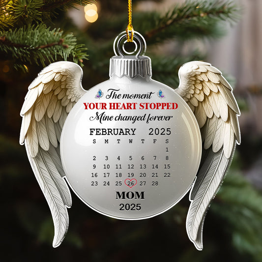 My Heart Changed Forever - Personalized Custom Acrylic Ornament